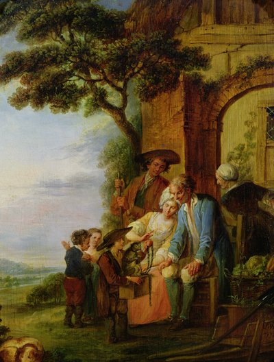 De jongen uit Savoye en zijn marmot, 1783 door Francois Louis Joseph Watteau